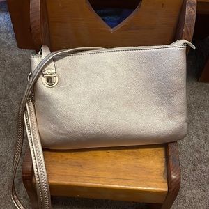 Jen and Co night out crossbody bag Rose Gold